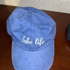 Blue 'Lake Life' baseball Cap